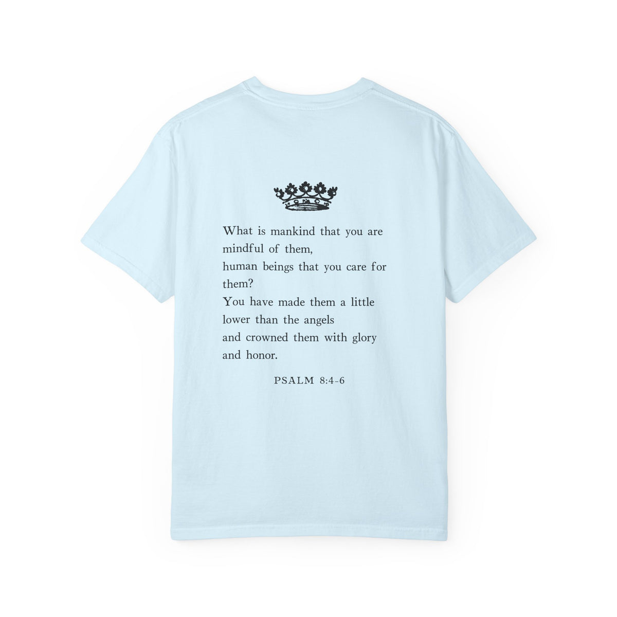 Psalm 8 Crowned With Glory T-Shirt — Inspirational Religious Tee