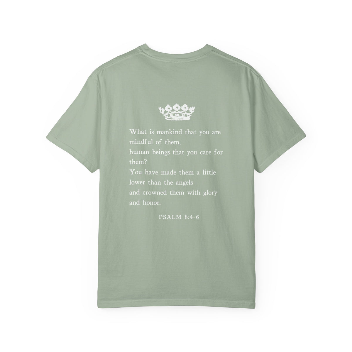 Psalm 8 Crowned With Glory T-Shirt — Inspirational Religious Tee